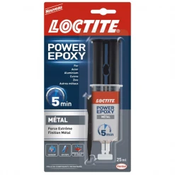 Colle Multi-usage Colle Epoxy à Prise Rapide Spécial Métal - Loctite - 25 Ml
