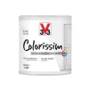 Peinture V33 Colorissim Satin Couleur Blanc Peinture Acrylique Multisupports Colorissim Satin Blanc 500ml V33