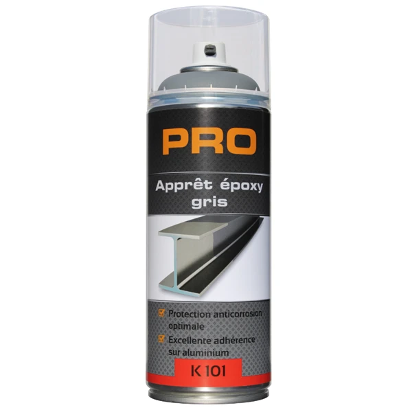 Auto K Produits De Réparation Automobile Apprêt époxy Gris Mat Pour Métaux - Protection Anticorrosion - Aérosol De 400 Ml 1 Auto K Produits De Réparation Automobile Apprêt époxy Gris Mat Pour Métaux - Protection Anticorrosion - Aérosol De 400 Ml