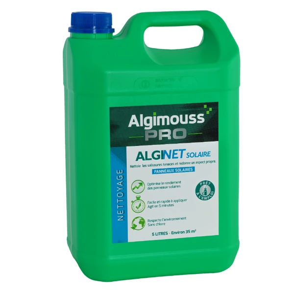 Produit Nettoyant Et Dégraissant Nettoyant Panneau Solaire Alginet Solaire Bidon De 5 L Algimouss 055001 1 Produit Nettoyant Et Dégraissant Nettoyant Panneau Solaire Alginet Solaire Bidon De 5 L Algimouss 055001