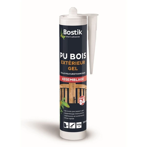 Colles à Bois Colle Polyuréthane Gel Bois Extérieur Matériaux Divers Bostik 310ml 1 Colles à Bois Colle Polyuréthane Gel Bois Extérieur Matériaux Divers Bostik 310ml