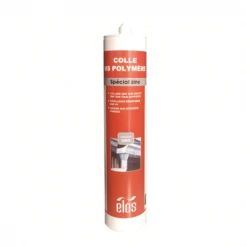 Mastic Pu Mastic Colle MS Polymère Spécial Zinc Elos 290 Ml Couleur Gris