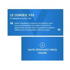 Peinture Sol Garage Trafic Extrême V33 Terre D'Ombre Satin 0,5L -Chimique Soldes Boutique conseil v33