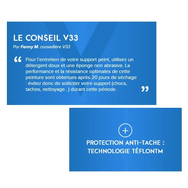 Peinture Pour Cuisine Et Salle De Bain Peinture Rénovation Perfection Cuisine V33 Blanc Mat Velouté Pot 2L 3 Peinture Pour Cuisine Et Salle De Bain Peinture Rénovation Perfection Cuisine V33 Blanc Mat Velouté Pot 2L – Image 3