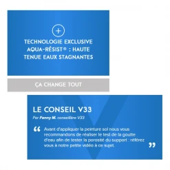 Peinture Sols Extérieurs V33 Climats Extrêmes Carbone Satin Pot 500ml 8 Peinture Sols Extérieurs V33 Climats Extrêmes Carbone Satin Pot 500ml -Chimique Soldes Boutique conseil v33 peinture sols 1