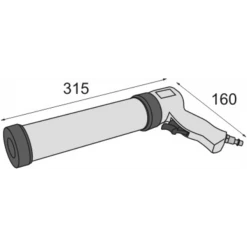 Pistolets à Mastic Et Produits D'extrusion Pistolet Pneumatique à Cartouches De 310 Ml - Lacmé 334100 5 Pistolets à Mastic Et Produits D'extrusion Pistolet Pneumatique à Cartouches De 310 Ml - Lacmé 334100 -Chimique Soldes Boutique imageproduct354322 1