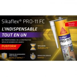 Mastic Pu Mastic-colle Sikaflex PRO-11FC Purform Blanc EcoFlex 35X300 Ml Pistolet 7 Mastic Pu Mastic-colle Sikaflex PRO-11FC Purform Blanc EcoFlex 35X300 Ml Pistolet -Chimique Soldes Boutique kit sika ecoflex2