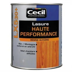 Lasure Pour Bois Lasure Bois Protection élevée Cecil LX530 Aspect Satin Chêne Clair 1L -Chimique Soldes Boutique lasurehauteperformancelx530 196829 4