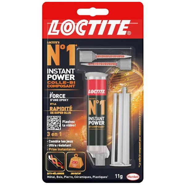 Colle Multi-usage Colle Epoxy Instant Power Loctite Prise Instantanée 11 Grammes 4 Colle Multi-usage Colle Epoxy Instant Power Loctite Prise Instantanée 11 Grammes – Image 4