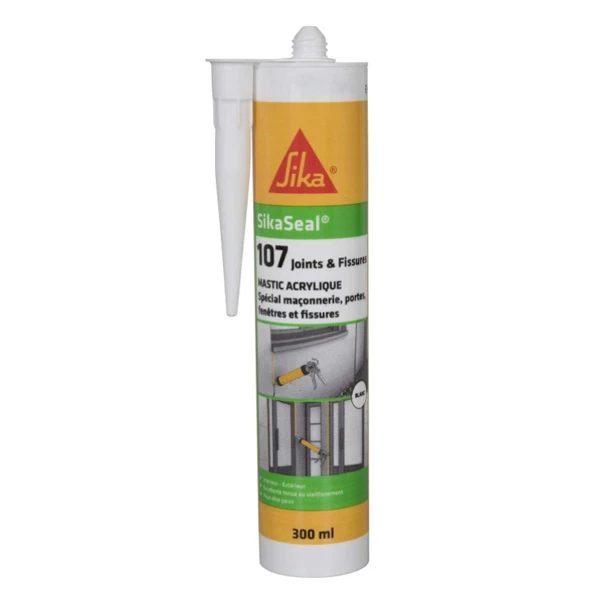 Mastic Acrylique Façade Joints Fissures Sika 107 Blanc 300 Ml 1 Mastic Acrylique Façade Joints Fissures Sika 107 Blanc 300 Ml