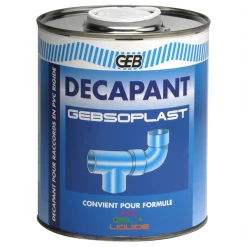 Décapant Et Colle Pvc GEB Décapant Gebsoplast Pour PVC Bidon 1 Litre 805373 3283988053733