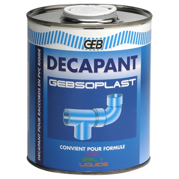 Décapant Et Colle Pvc GEB Décapant Gebsoplast Pour PVC Bidon 1 Litre 805373 3283988053733 1 Décapant Et Colle Pvc GEB Décapant Gebsoplast Pour PVC Bidon 1 Litre 805373 3283988053733