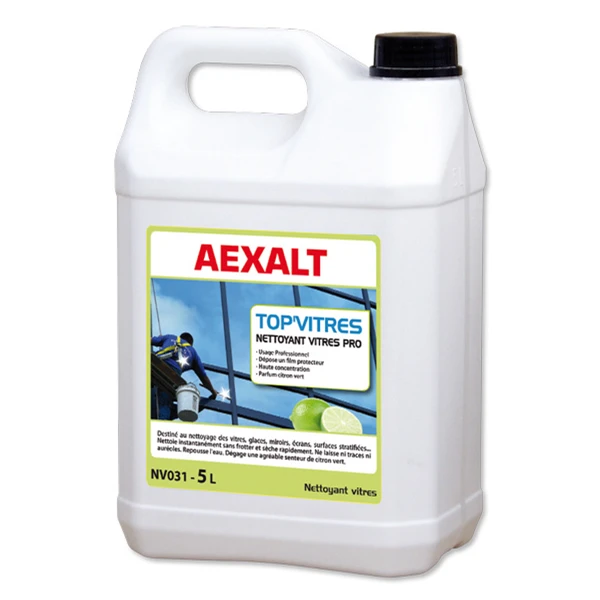 Nettoyants Professionnels Top'Vitre HDG Bidon De 5 Litres : Aexalt NV029 3760070260298 1 Nettoyants Professionnels Top'Vitre HDG Bidon De 5 Litres : Aexalt NV029 3760070260298
