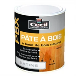 V33 Mastic Et Préparation Support Pâte Bois Petites Réparations Intérieures PBEX Cecil Naturel 250gr -Chimique Soldes Boutique pateaboispbex 773301