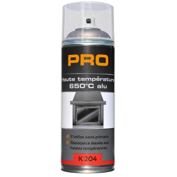 Belton Peinture 1K Gris Alu - Haute Température 650 °C - 400 Ml - Auto-K 1 Belton Peinture 1K Gris Alu - Haute Température 650 °C - 400 Ml - Auto-K