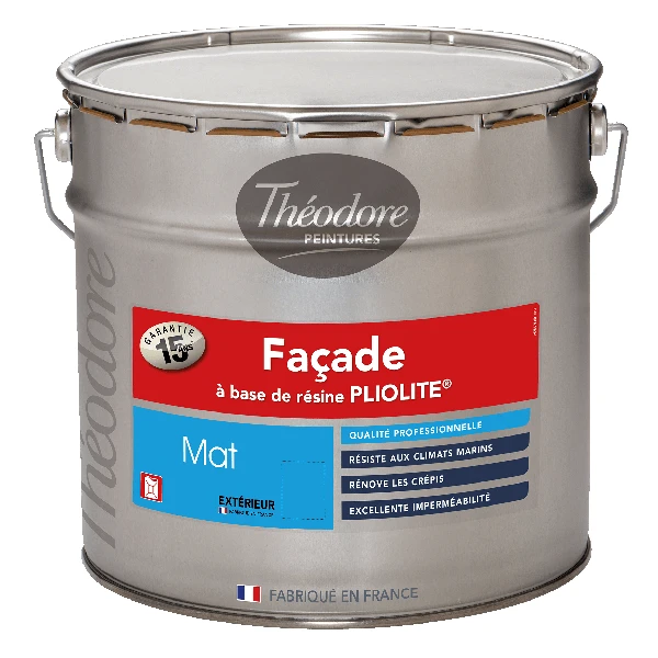 Theodore Peintures Peinture Pour Façade Peinture Façade Pliolite Rénovation Blanc Mat Théodore Peintures 10L 1 Theodore Peintures Peinture Pour Façade Peinture Façade Pliolite Rénovation Blanc Mat Théodore Peintures 10L