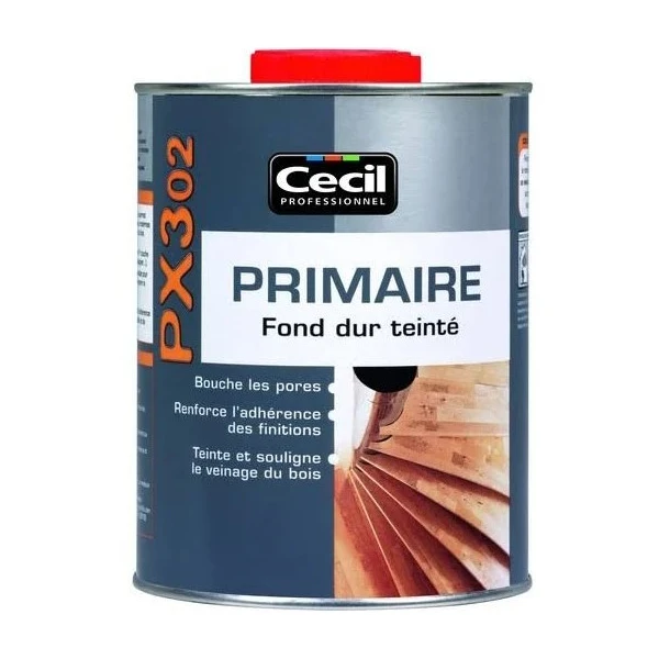 Vernis Bois Primaire Fond Dur Teinté Vitrification PX302 Cecil Chêne Foncé Satiné 1L 2 Vernis Bois Primaire Fond Dur Teinté Vitrification PX302 Cecil Chêne Foncé Satiné 1L – Image 2