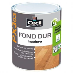 Vernis Bois Primaire Fond Dur Vitrification Parquet Bois PX303 Cecil Incolore 1L
