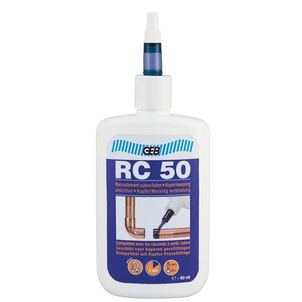 Etanchéité Pour Filetage Solution Raccordement Sans Soudure Cuivre Laiton RC 50 Geb 60 Ml 1 Etanchéité Pour Filetage Solution Raccordement Sans Soudure Cuivre Laiton RC 50 Geb 60 Ml