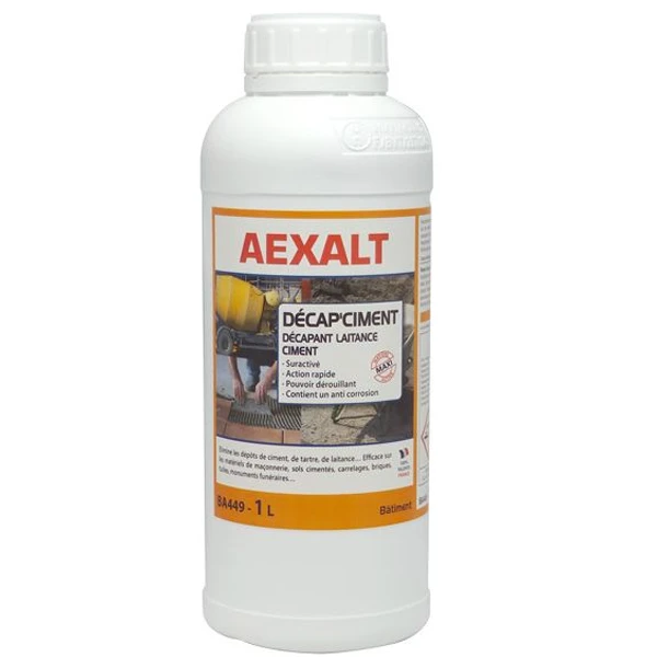Produit Nettoyant Et Dégraissant Décapant Décap'ciment Aexalt Bidon De 1 Litre BA449 1 Produit Nettoyant Et Dégraissant Décapant Décap'ciment Aexalt Bidon De 1 Litre BA449