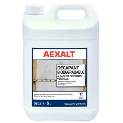 Produit Nettoyant Et Dégraissant Décapant Peintures Vernis Et Colles Biodégradable Aexalt 5 Litres DEC514
