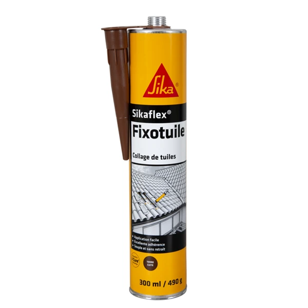 Mastic Pu Mastic Souple Fixation Tuiles Sikaflex Fixotuile Terre Cuite 300ml 2 Mastic Pu Mastic Souple Fixation Tuiles Sikaflex Fixotuile Terre Cuite 300ml – Image 2