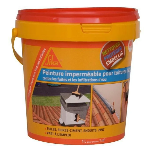 Traitements Des Toitures Peinture De Protection Sikagard Pour Toiture Inclinée Seau 1 Litre 1 Traitements Des Toitures Peinture De Protection Sikagard Pour Toiture Inclinée Seau 1 Litre