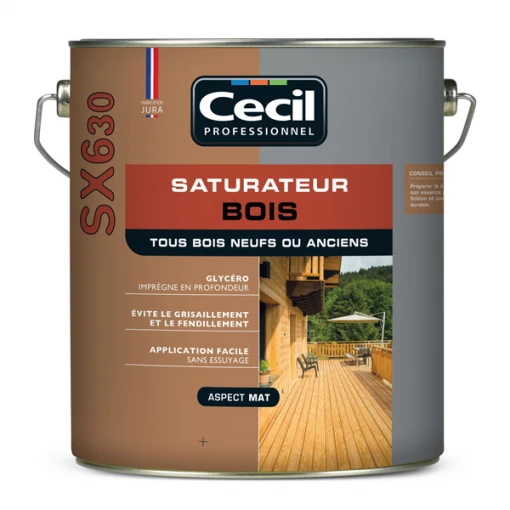 Traitement Du Bois Saturateur Bois SX630 Cecil - Chêne Clair Aspect Mat - 5 Litres 6 Traitement Du Bois Saturateur Bois SX630 Cecil - Chêne Clair Aspect Mat - 5 Litres -Chimique Soldes Boutique sx630 5l 3