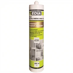 Mastic Pu Mastic Colle MS Polymère High Tack Edia Support Humide 290 Ml Blanc -Chimique Soldes Boutique visuelprincipal 1001144
