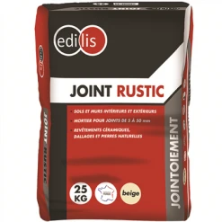 Joints De Sol Et De Carrelage Joint Rustic Edilis Couleur Beige Sac De 25 Kg