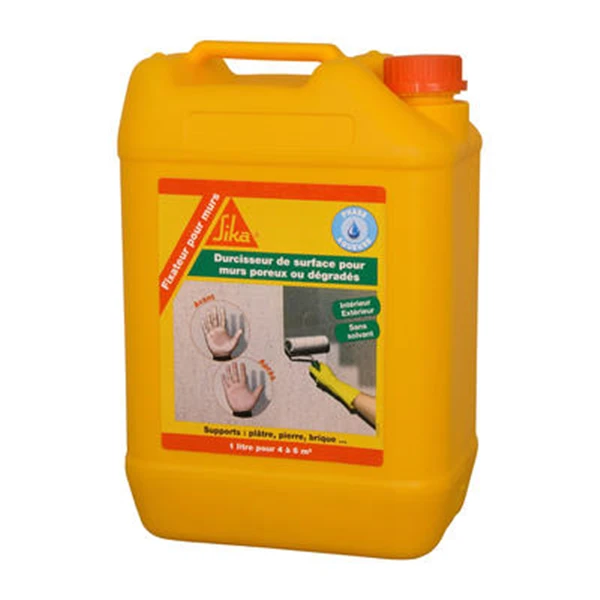 Mastic Et Préparation Support Fixateur De Surface Pour Murs Poreux Ou Dégradés Sika 5 Litres 66131 1 Mastic Et Préparation Support Fixateur De Surface Pour Murs Poreux Ou Dégradés Sika 5 Litres 66131