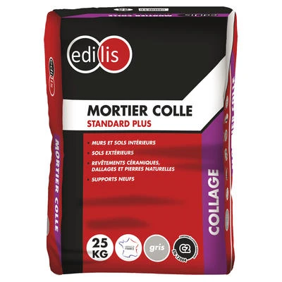 Mortier Et Colle Carrelage Mortier Colle Edilis Standard Plus Gris Sac De 25 Kg 2 Mortier Et Colle Carrelage Mortier Colle Edilis Standard Plus Gris Sac De 25 Kg – Image 2
